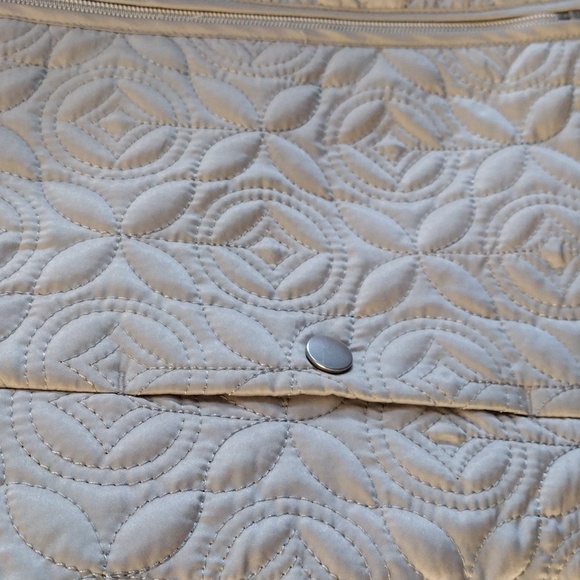 Allison Daley Women's Light Grey Quilted Vest, Size 10 Petite. - Picture 5 of 11